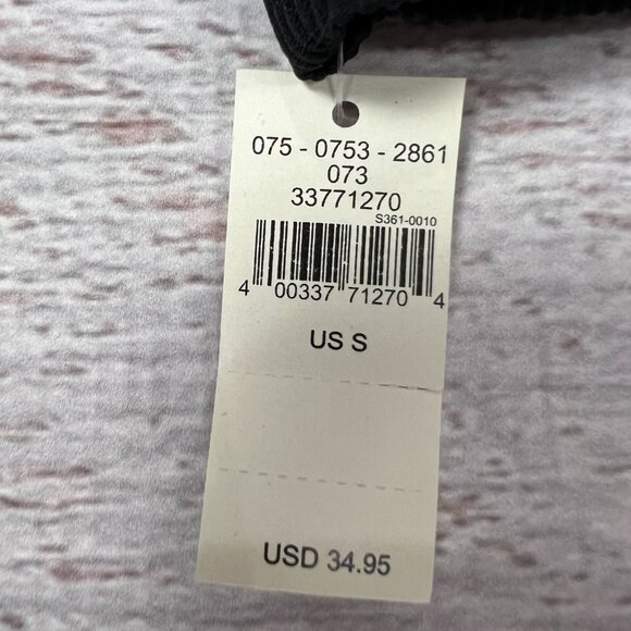 NEW Aerie Ribbed Scoop Bikini Bralette Size S Black Wide Strap Top NWT - Picture 6 of 8